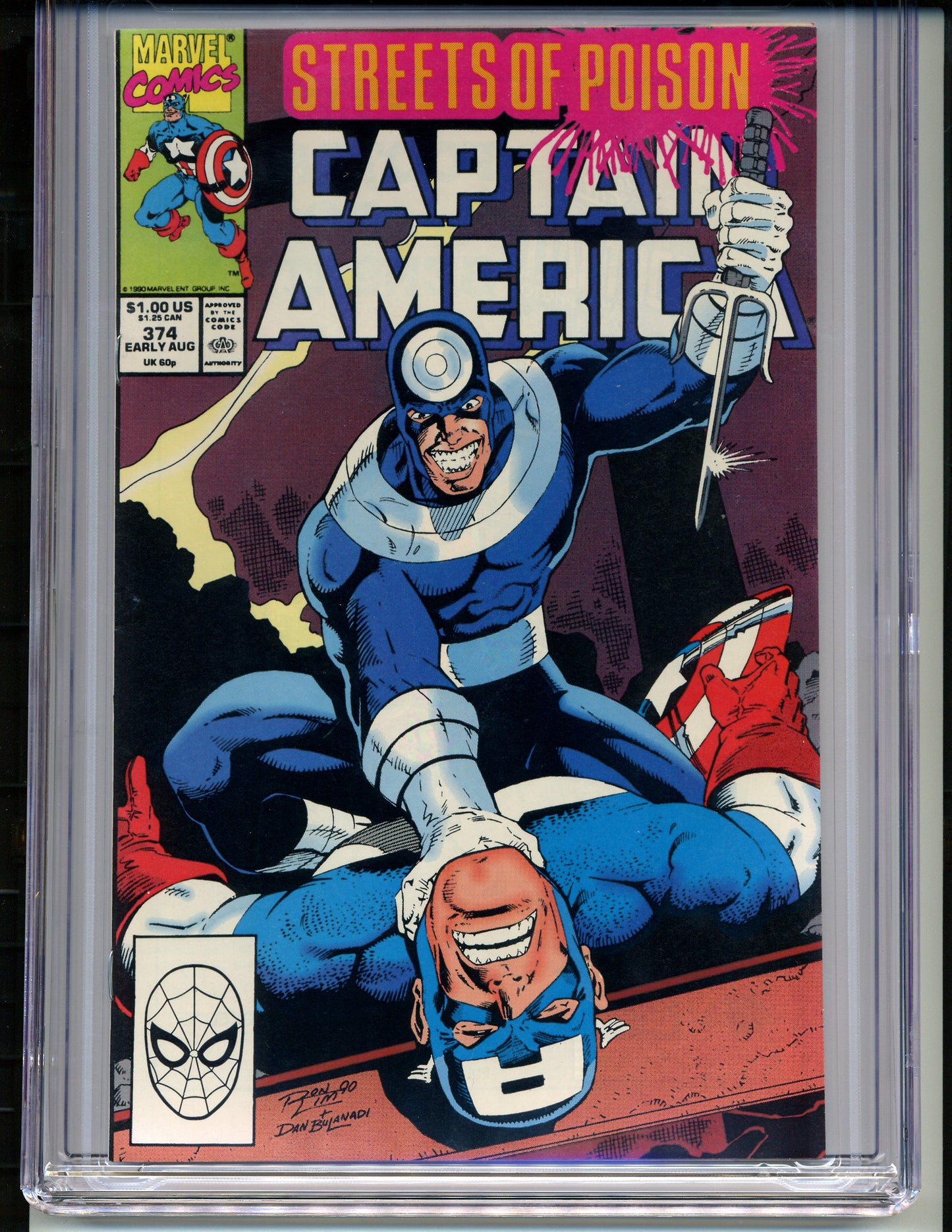Captain America #374 CGC Graded 9.4