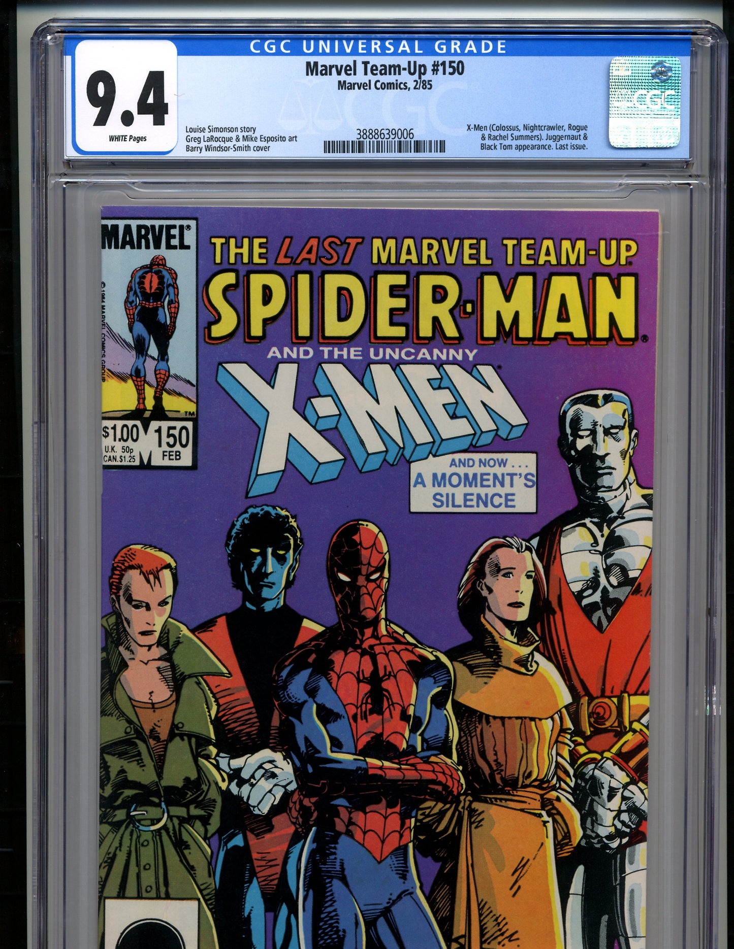 Marvel Team Up #150 CGC 9.4