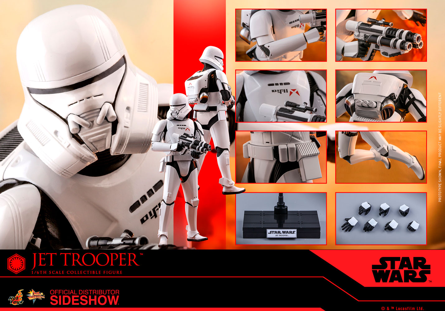 Star Wars Jet Trooper Sixth Scale Figure MMS561