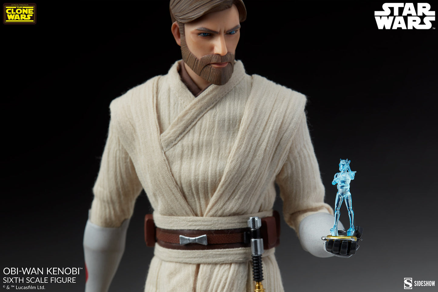 Star Wars Clone Wars Obi-Wan Kenobi Sixth Scale Figure