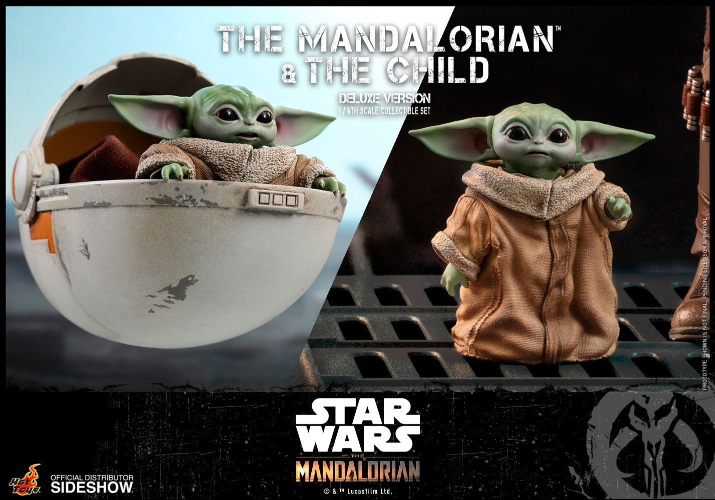 The Mandalorian and The Child (Deluxe) Sixth Scale Collectible Set TMS015