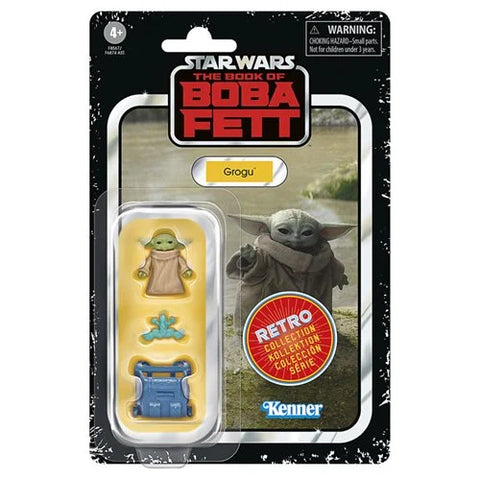 Star Wars The Retro Collection Book of Boba Fett Grogu 3 3/4-Inch Action Figure