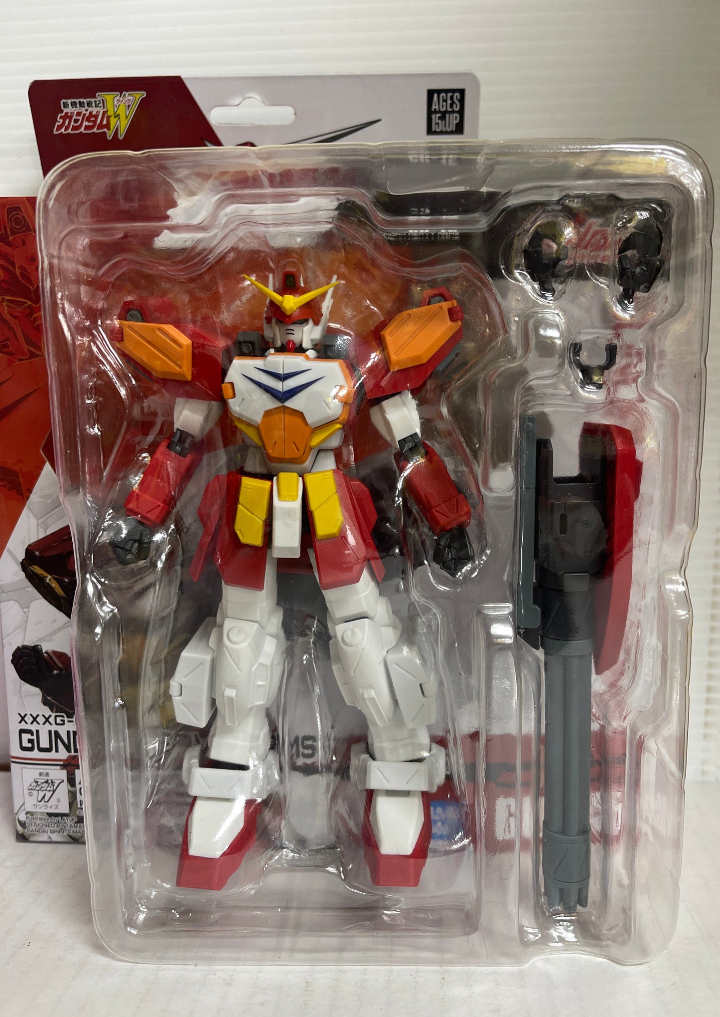 Gundam Universe GU-15 - Heavy Arms XXXG-01H Figure Wing Bandai Tamashii