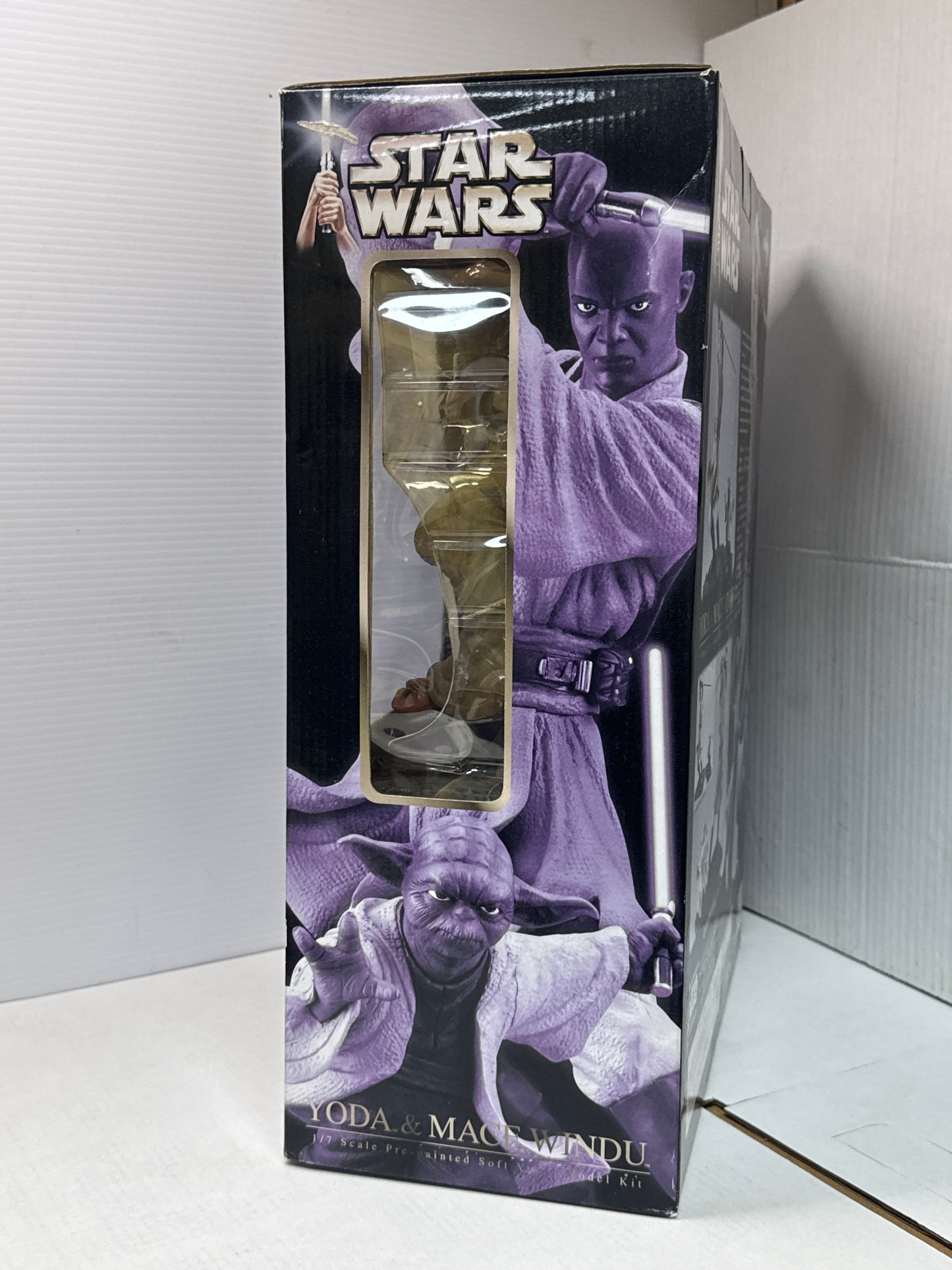 KOTOBUKIYA ARTFX STAR WARS EPISODE 2 YODA & MACE WINDU 1/7 SCALE VINYL MODEL