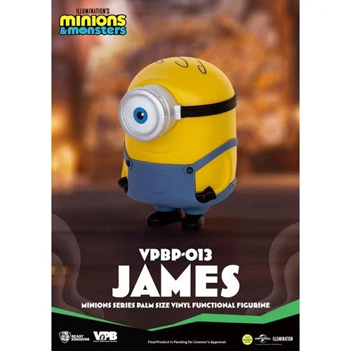 Minions James VPBP-013 Palm Size Vinyl Functional Piggy Bank
