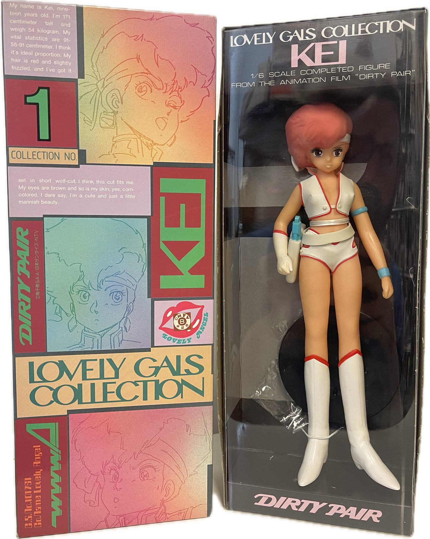 Lovely Gals Collection Dirty Pair Kei 1/6 Scale Figure 1985
