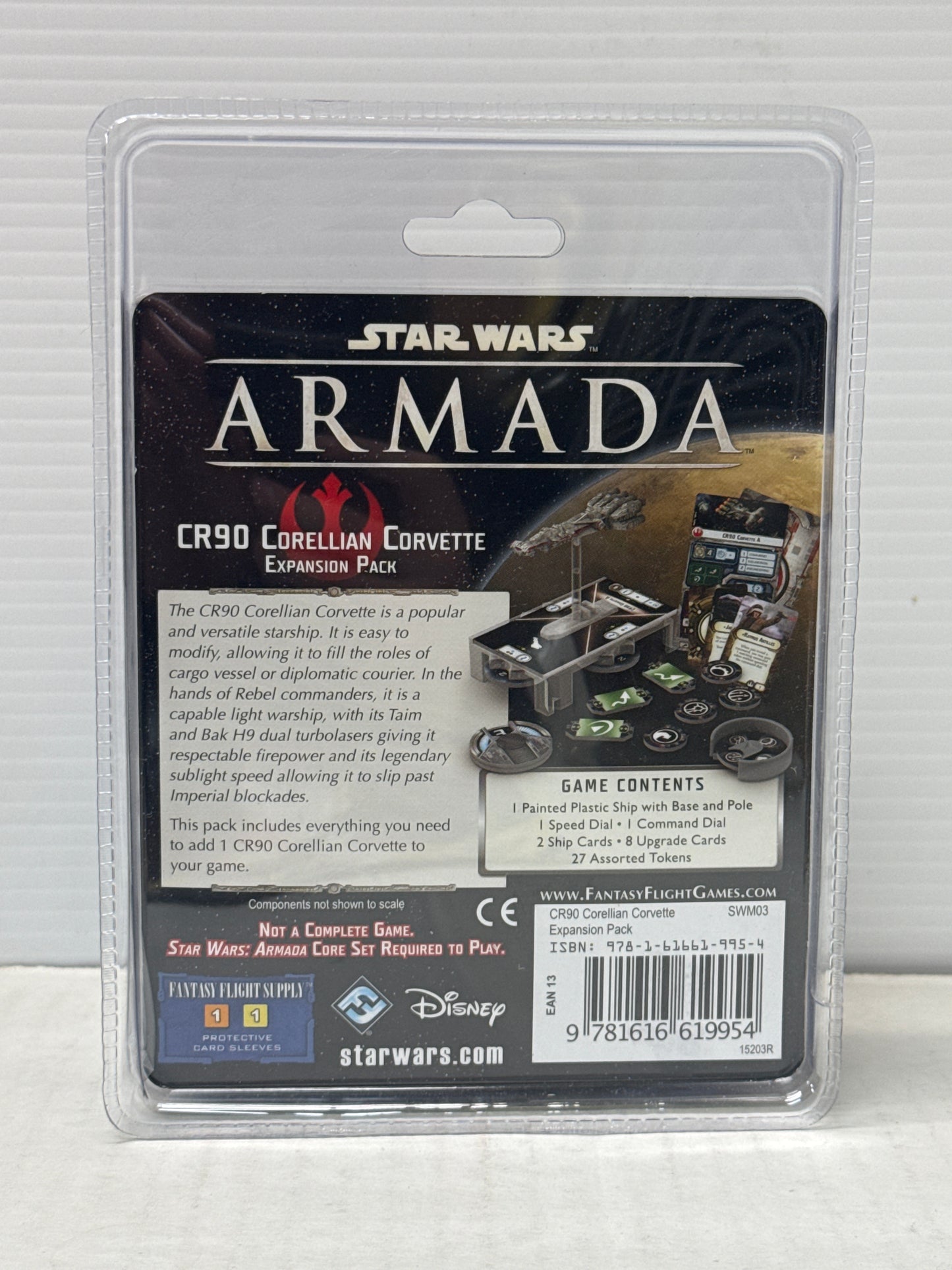 Star Wars Armada CR90 Corellian Corvette Expansion Pack - SEALED