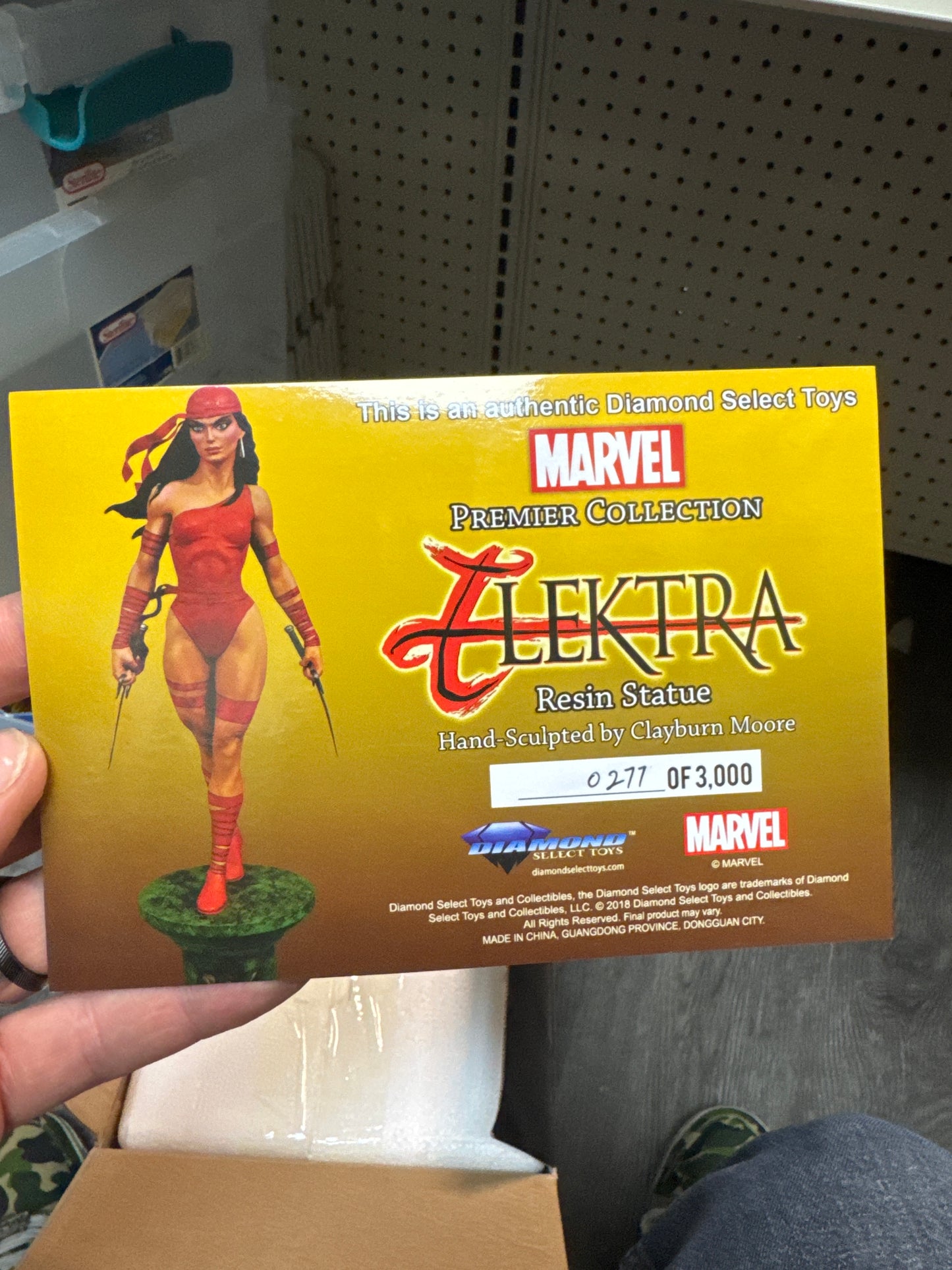 Elektra Statue Limited Ed 0277 of 3000 - Marvel Premier Collection - NSIB
