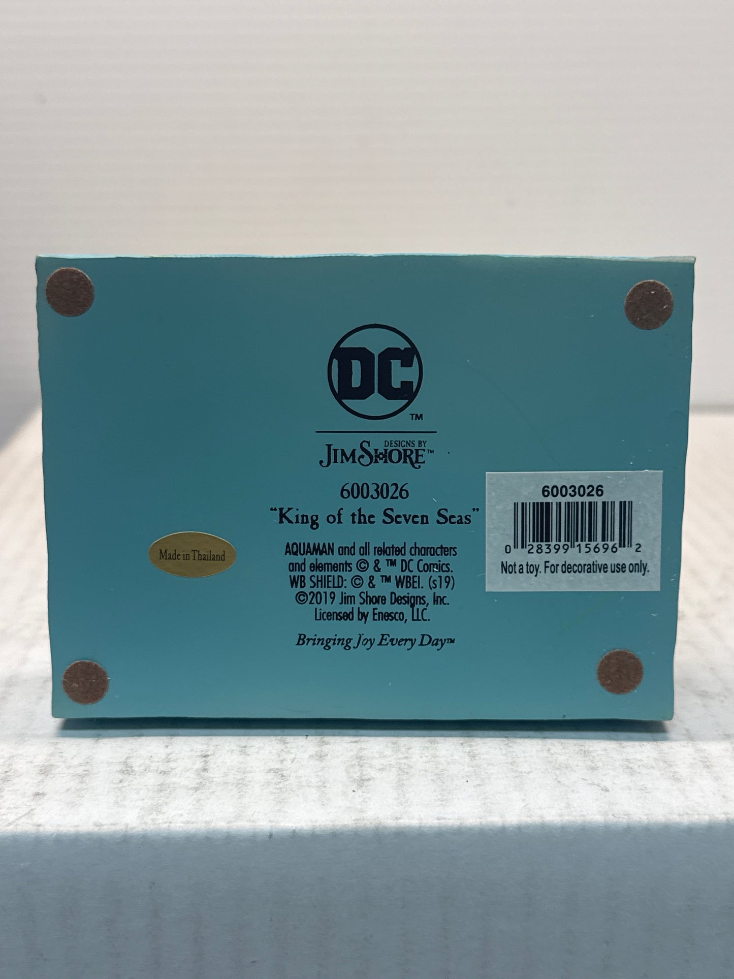 Enesco Jim Shore DC Comics Aquaman Silver Figurine 10" 6003026 NIB