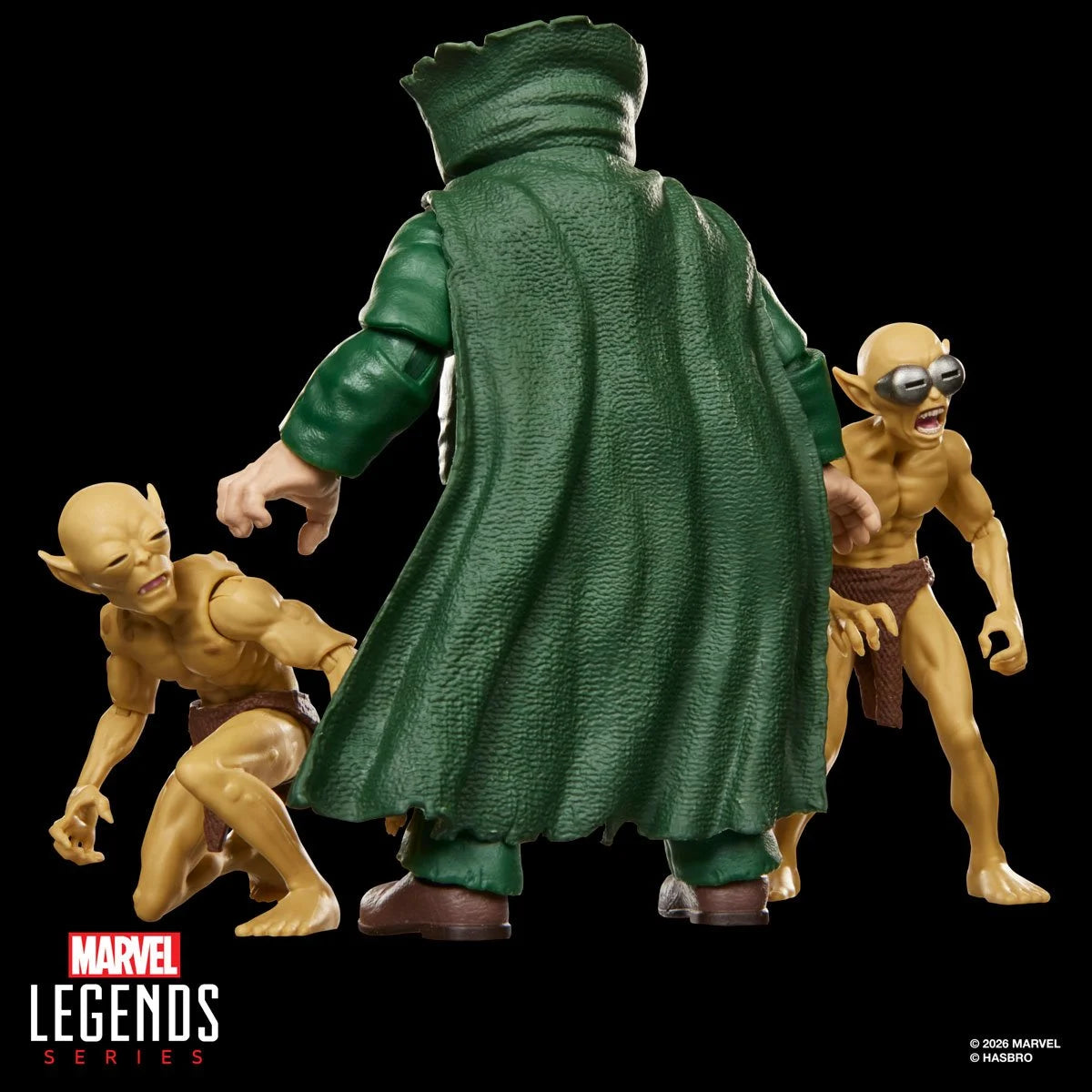 Fantastic Four Marvel Legends Series Mole Man & Moloids 6-Inch Action Figures