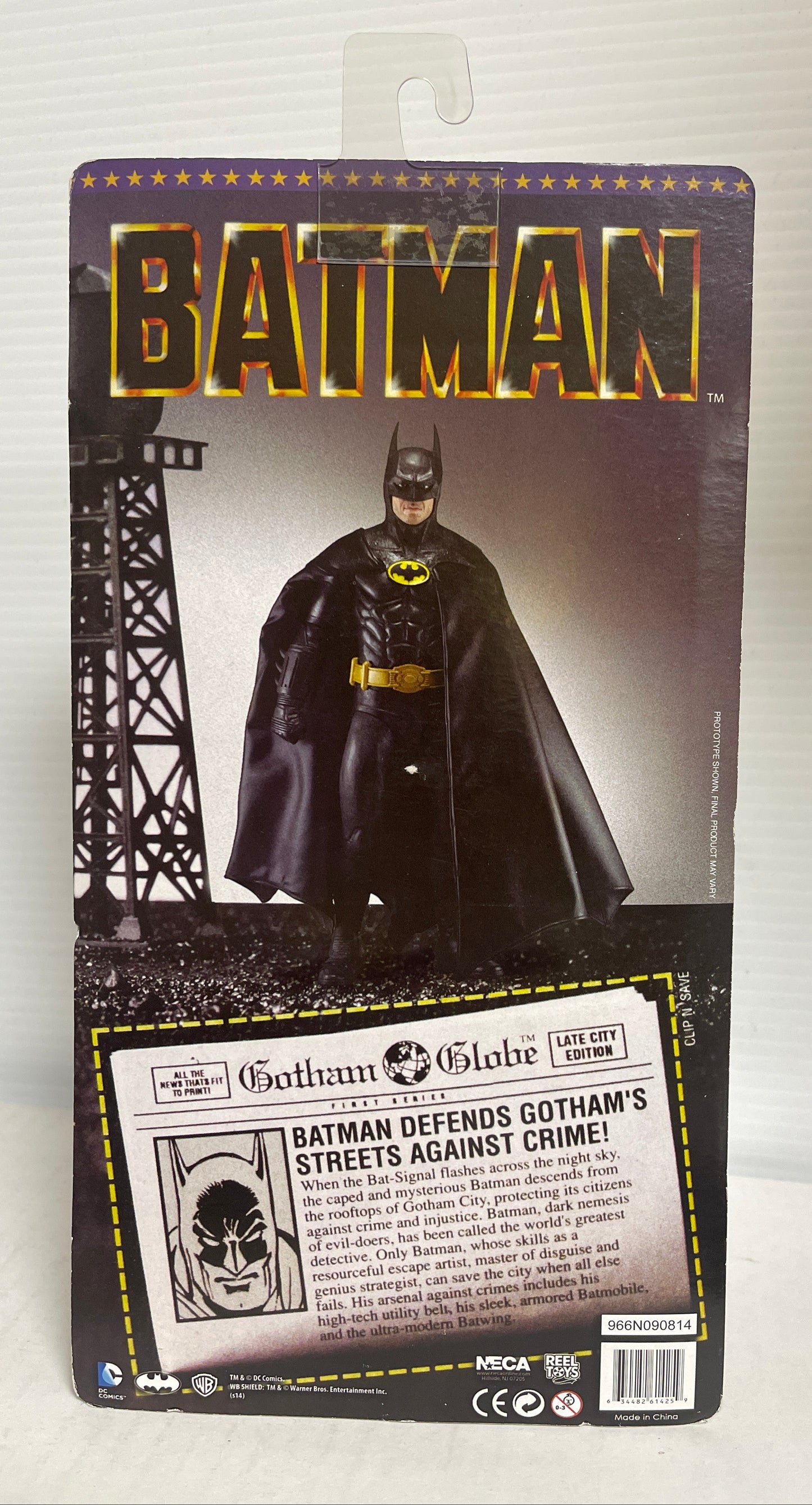 Neca 25th Anniversary 1989 Batman Action Figure NIB