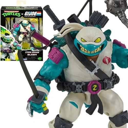 Teenage Mutant Ninja Turtles x G.I. Joe Slash x Storm Shadow Action Figure
