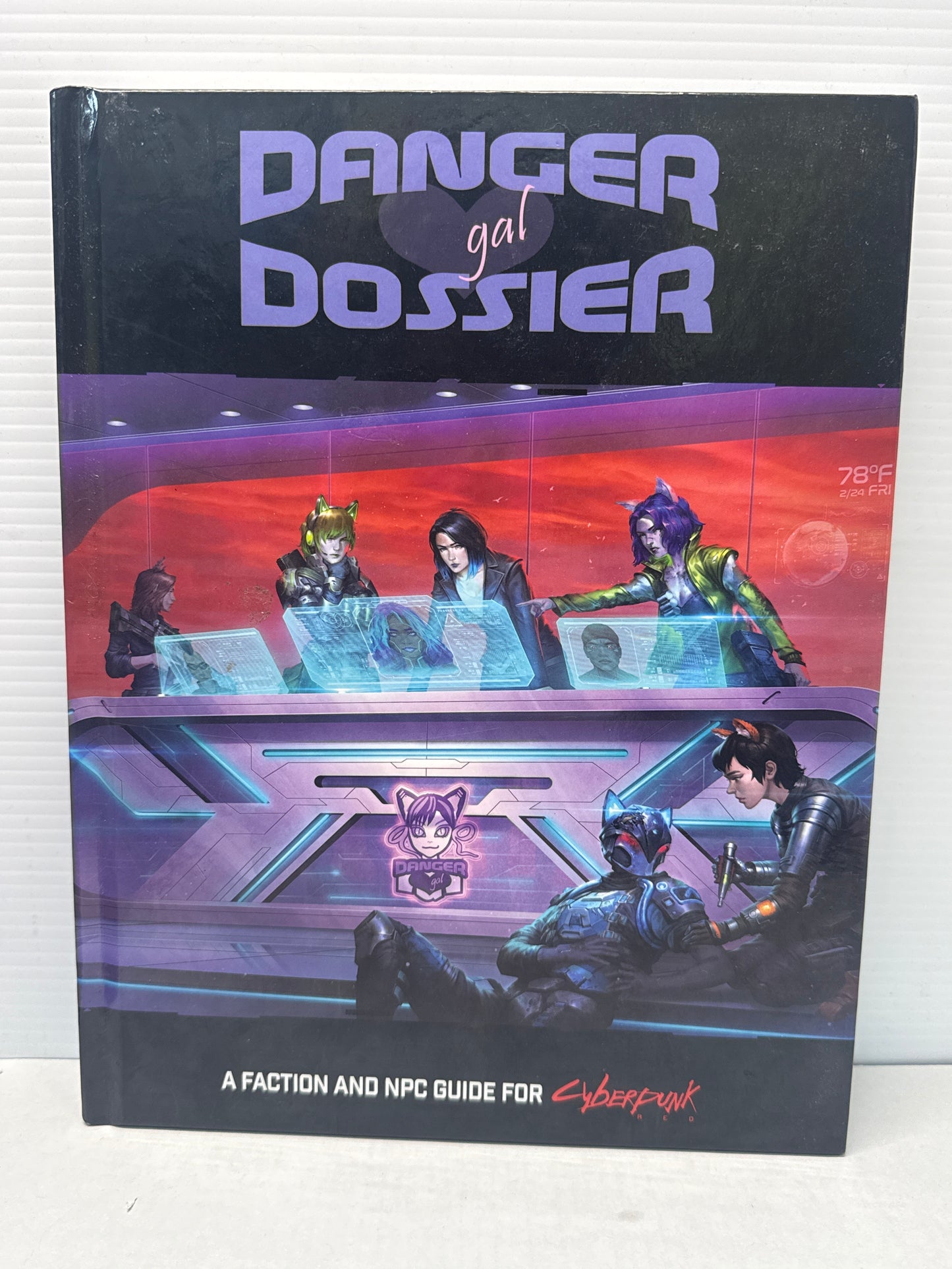 Cyberpunk Red RPG Danger Gal Dossier Faction & NPC Guide Used