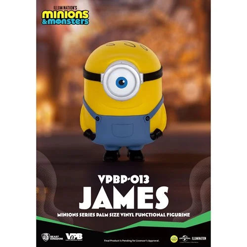 Minions James VPBP-013 Palm Size Vinyl Functional Piggy Bank