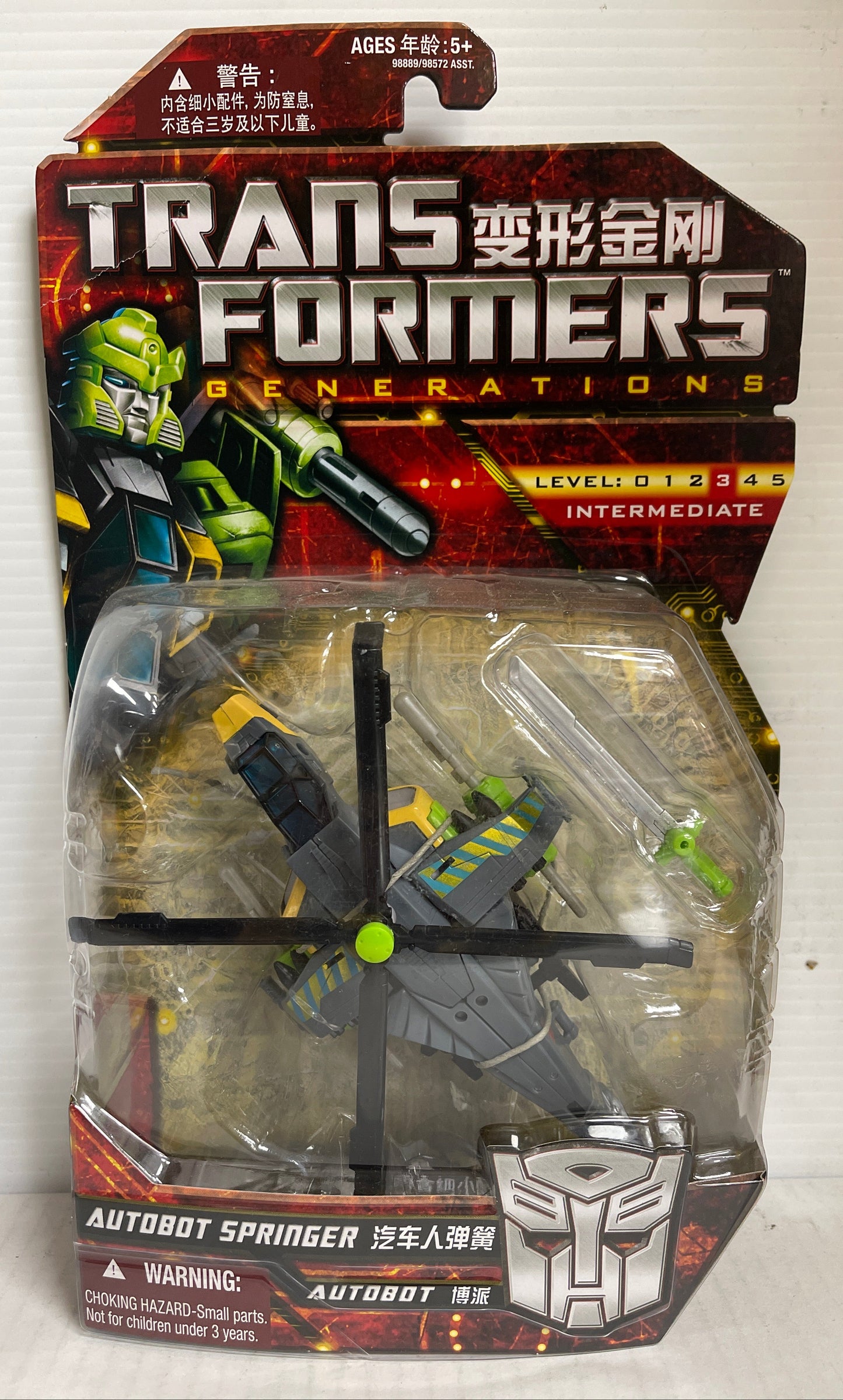 Transformers Springer Generations Deluxe Class Asia Exclusive