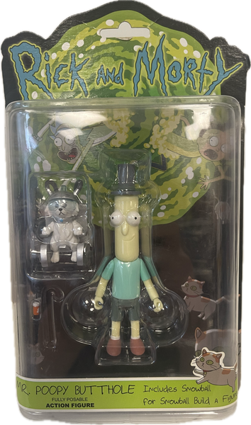 Rick And Morty Mr. Poopy Butthole Fully Posable Figure