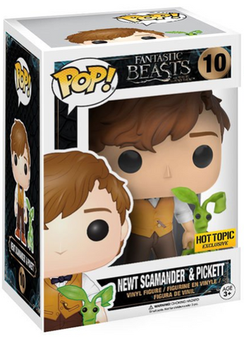 POP Fantastic Beasts Newt Scamander & Pickett #10 Hot Topic Exclusive