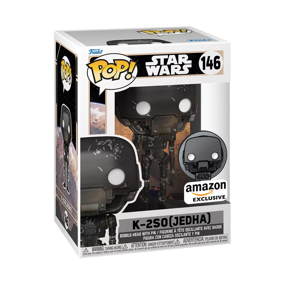 Funko Pop! Vinyl: Star Wars - K-2SO (Jedha) - Amazon (AM) (Exclusive) #146