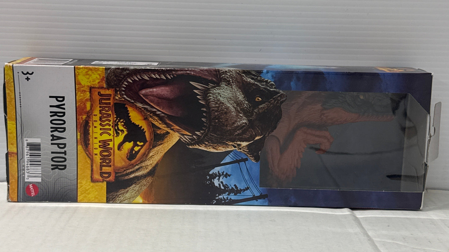 Jurassic World Dominion Pyroraptor 12" Action Figure Dinosaur Red Black
