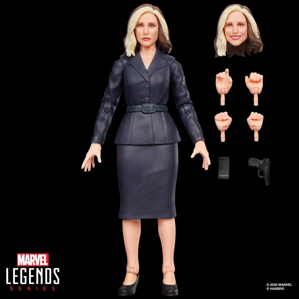 Thunderbolts Marvel Legends Series Valentina Allegra de Fontaine and The Void 6-Inch Action Figures