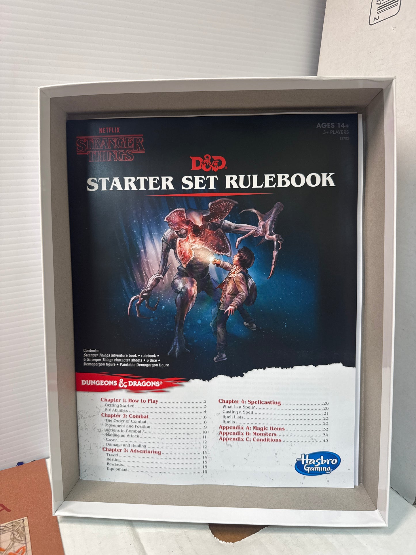 Hasbro Stranger Things Dungeons & Dragons Starter Set - Open Box Complete
