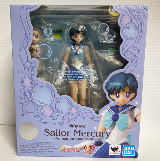 S.H. Figuarts Sailor Mercury Animation Color Edition Sailor Moon Action Figure