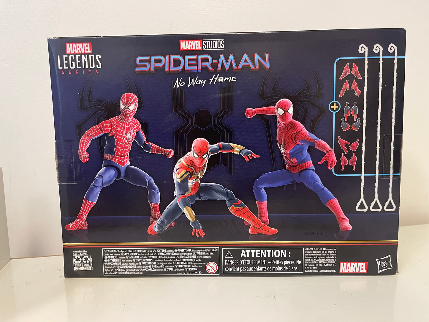 Marvel Legends Spider-Man No Way Home Three Figure Set
