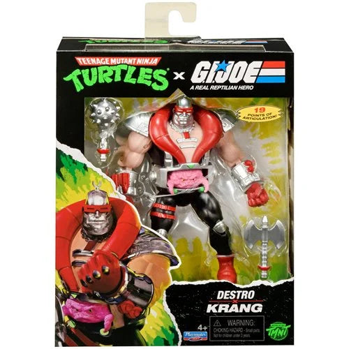 Teenage Mutant Ninja Turtles x G.I. Joe Krang Droid x Destro Action Figure