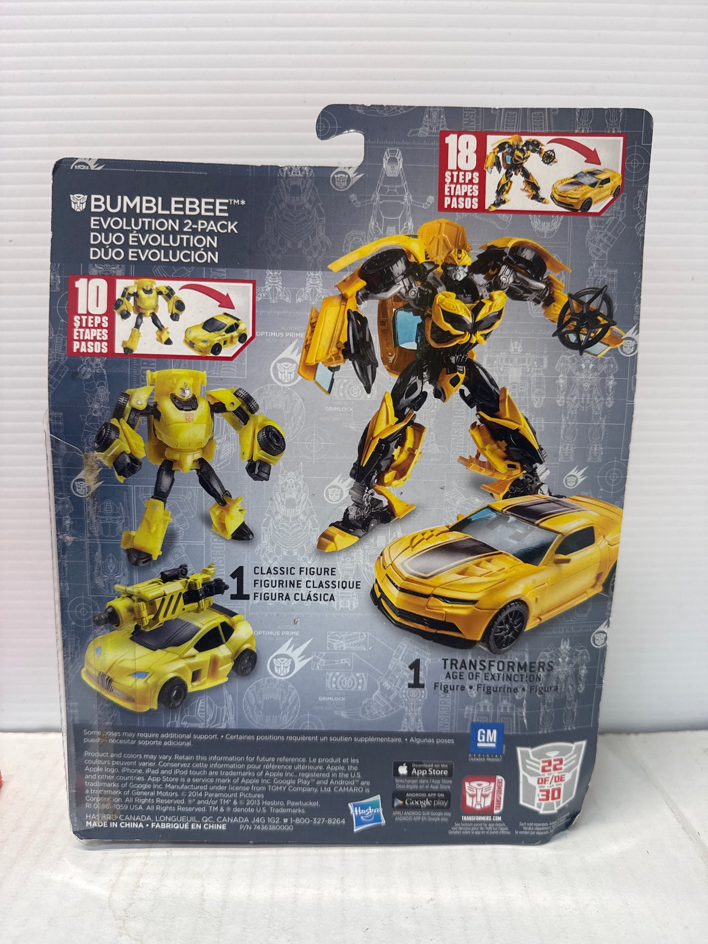 Transformers Age of Extinction Bumblebee Evolution 2-Pack Toys R Us Exclusive 2014