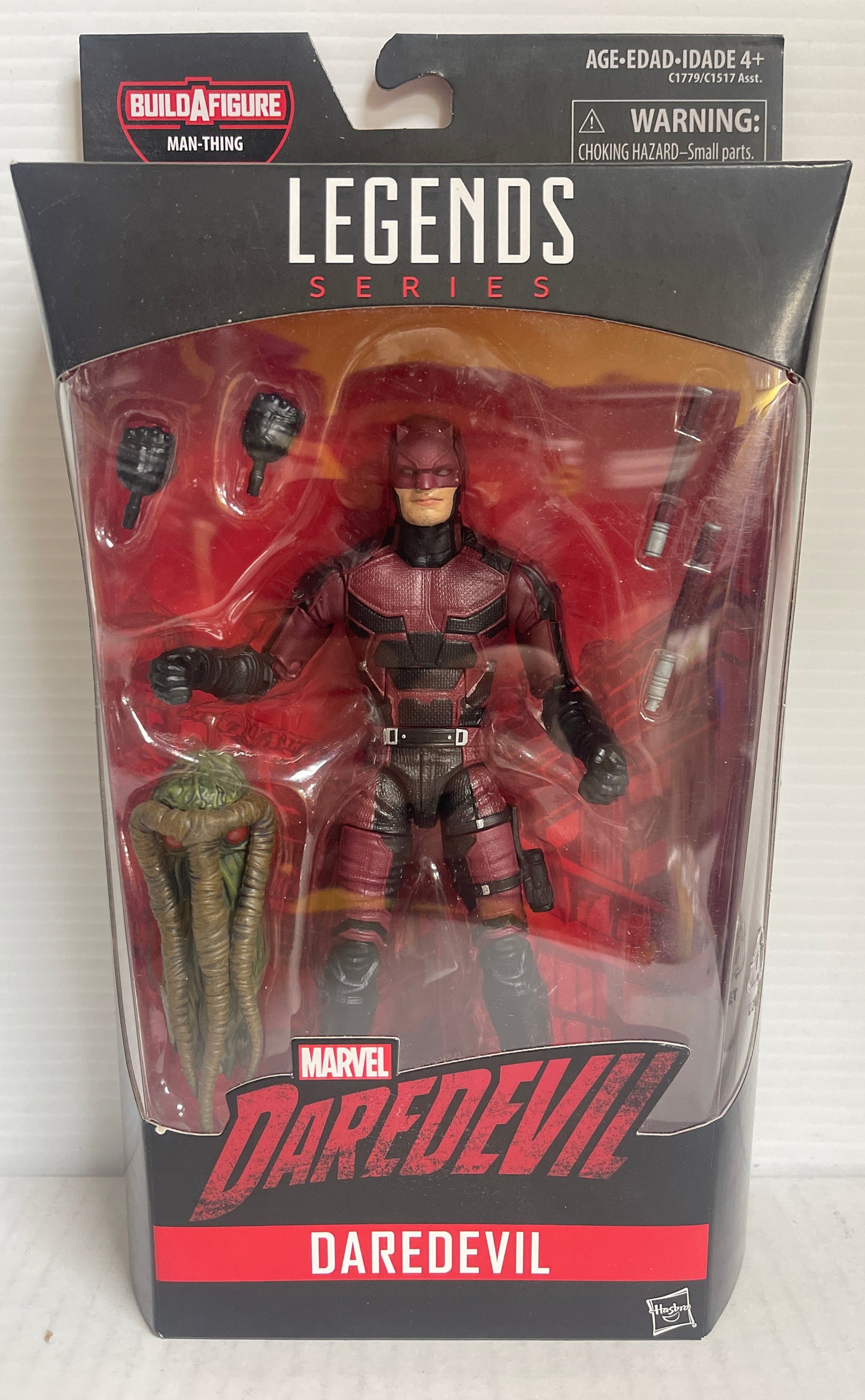 Daredevil Netflix Marvel Legends Defenders 6" Action Figure BAF Man-Thing 2017