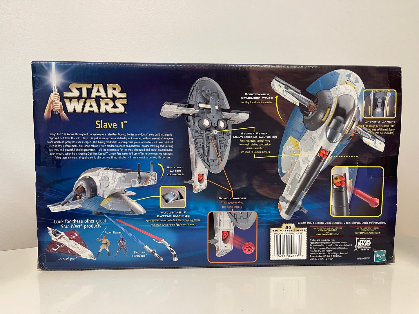 Star Wars Attack Of The Clones Jango Fett's Slave 1