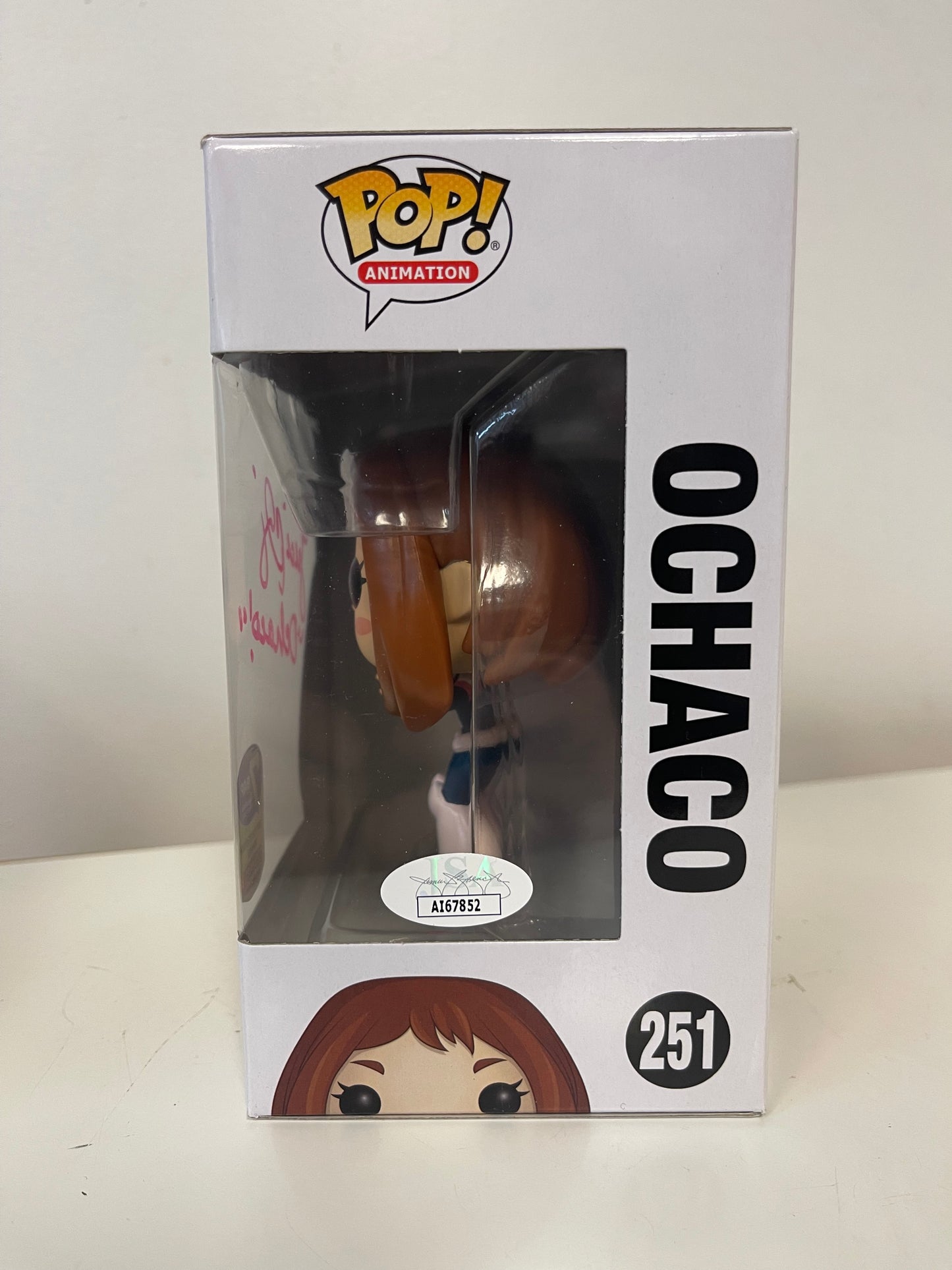 Funko Pop! My Hero Academia Orchaco #251 7BAP Signed By Luci Christian