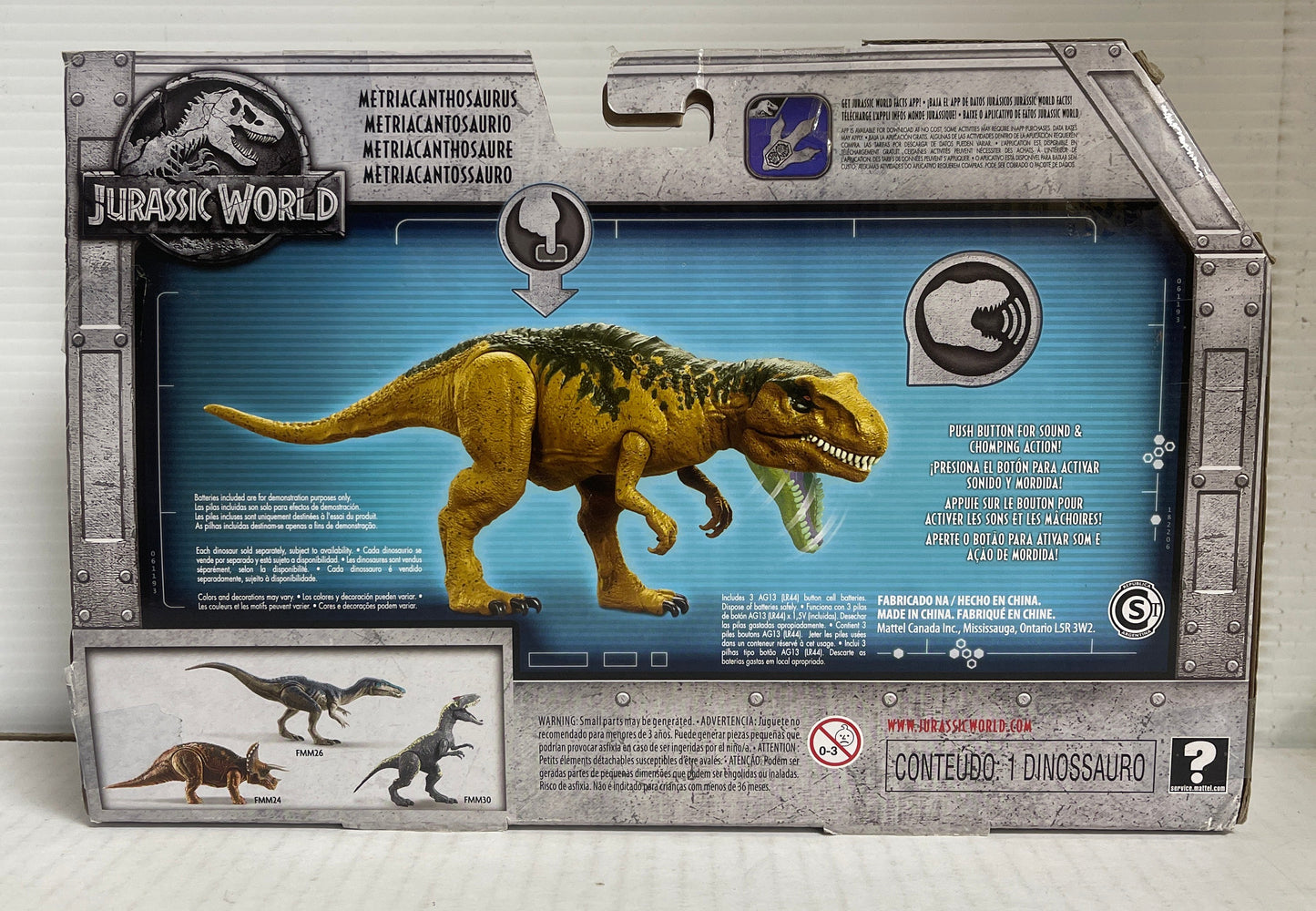 Jurassic World Fallen Kingdom Roarivores Metriacanthosaurus Action Figure 2018