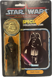 1984 Star Wars 92 Back Power Of The Force Darth Vader w/ Coin