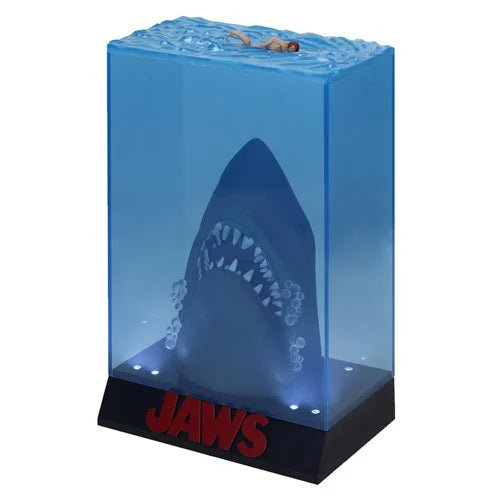 Jaws 50th Anniversary Light-Up 3D Movie Poster Statue
