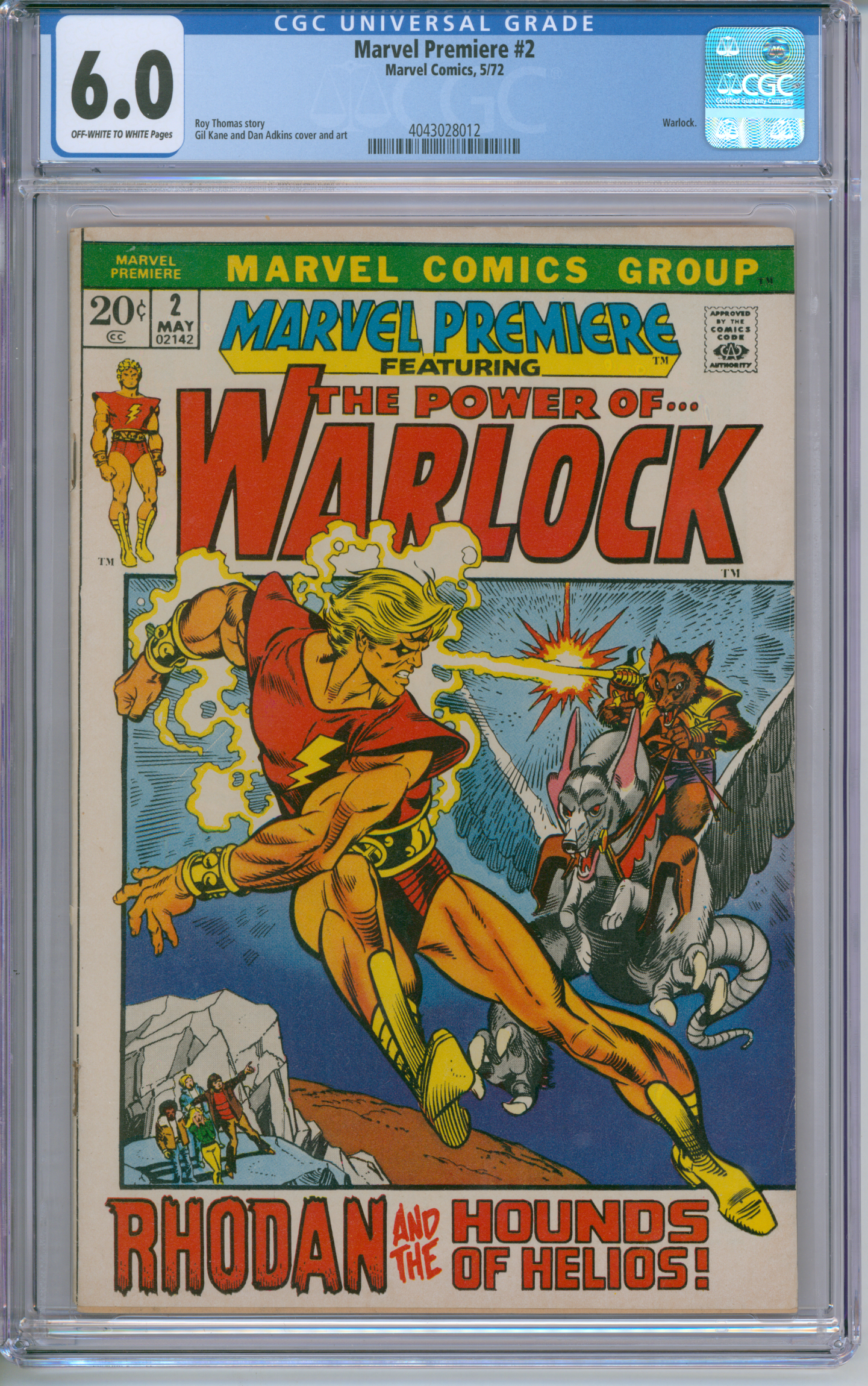 Marvel Premiere #2 CGC 6.0