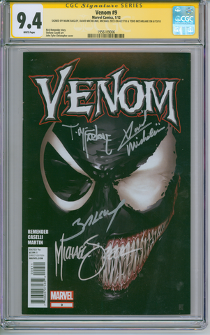 Venom #9 CGC Signature Series 9.4