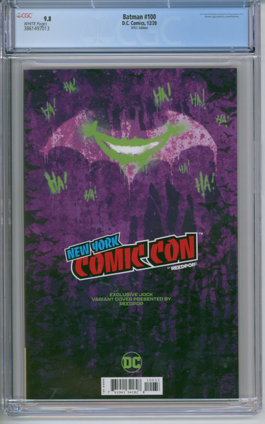 Batman #100 CGC 9.8 NYCC Edition