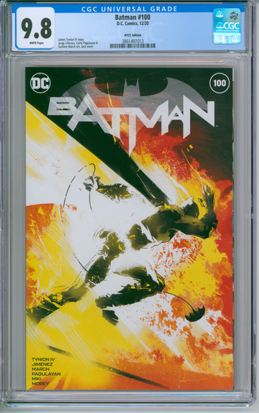 Batman #100 CGC 9.8 NYCC Edition