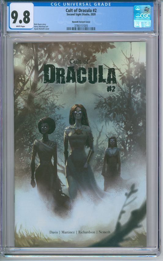 Cult of Dracula #2 CGC 9.8 Nemeth Variant