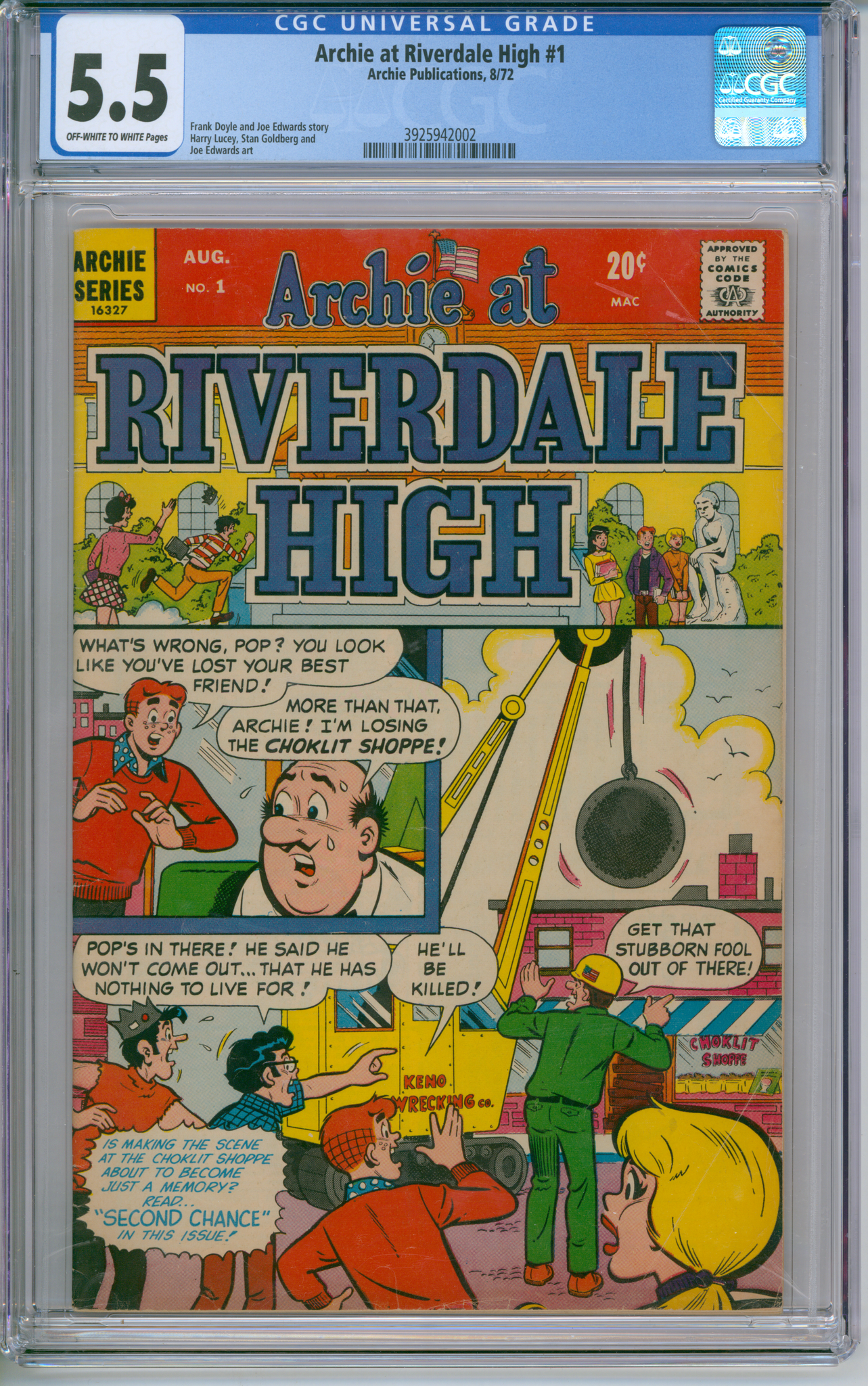 Archie at Riverdale High #1 CGC 5.5