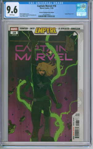 Captain Marvel #18 CGC 9.6 Second Printing Variant