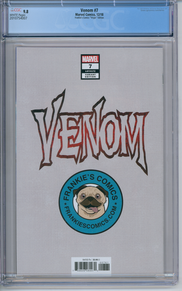 Venom #7 CGC 9.8 Virgin Variant