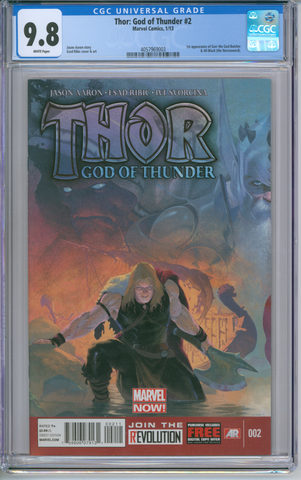 Thor God Of Thunder #2 CGC 9.8(B)