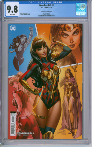 Wonder Girl #1 CGC 9.8 Campbell Variant