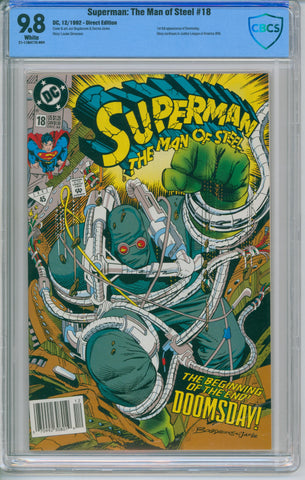 Superman Man Of Steel #18 CBCS 9.8