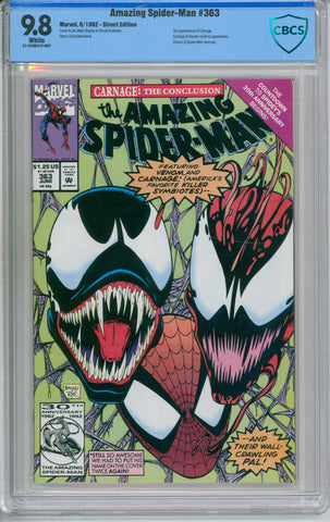 Amazing Spider-Man #363 Direct Edition CBCS 9.8