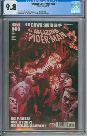 Amazing Spider-Man #800 CGC 9.8 "Death" of Flash Thompson