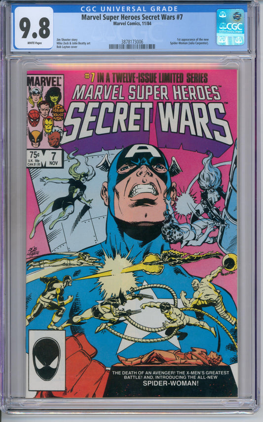 Secret Wars #7 CGC 9.8