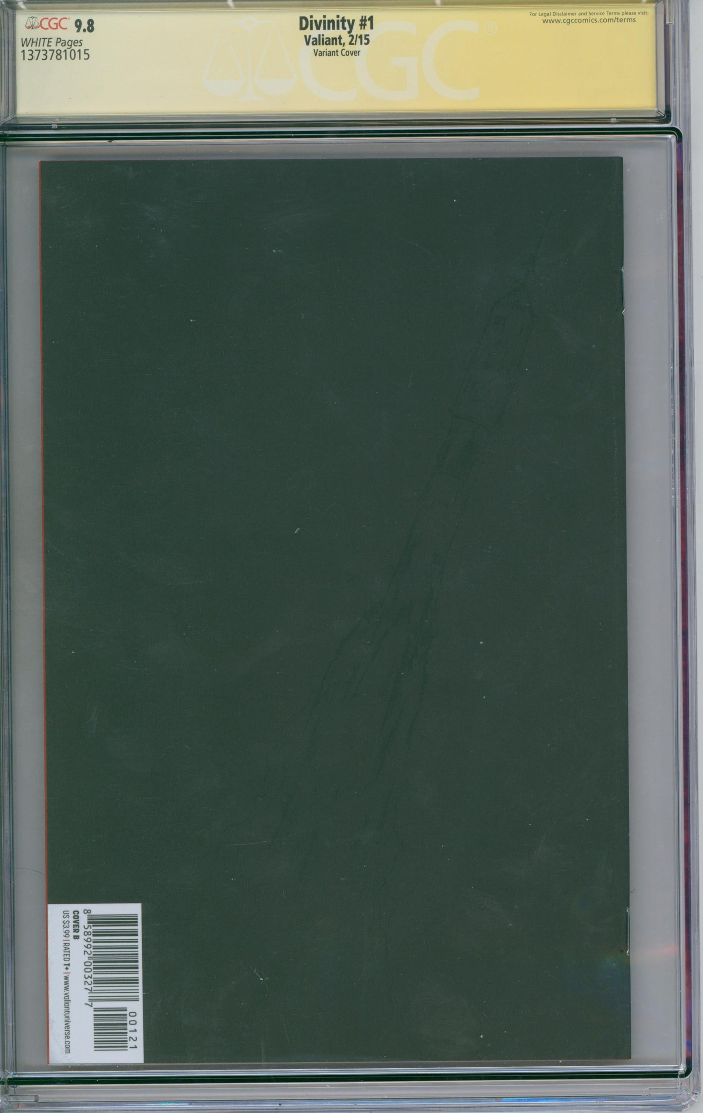 Divinity #1 CGC Signature Series 9.8